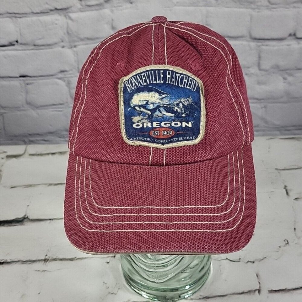 Boneville Hatchery Patch Hat‎ Adjustable Ball Cap Red Cobra
